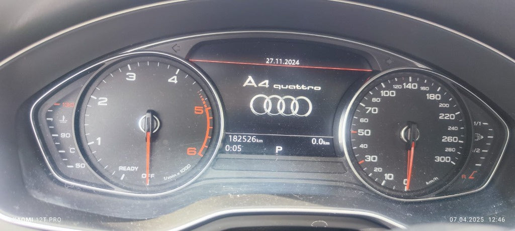 Dezmembrari Audi A4 B9 2.0 TDI quattro 110 KW / 150 CP cod motor DEUA,an de fabricatie 2019