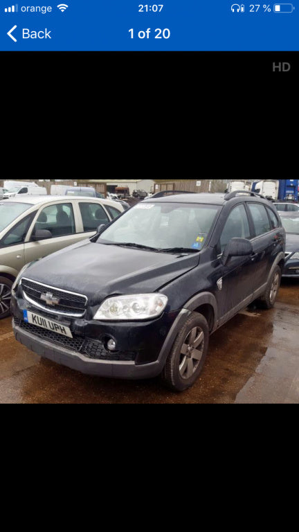 Dezmembrez chevrolet captiva 2.0 d an 2011
