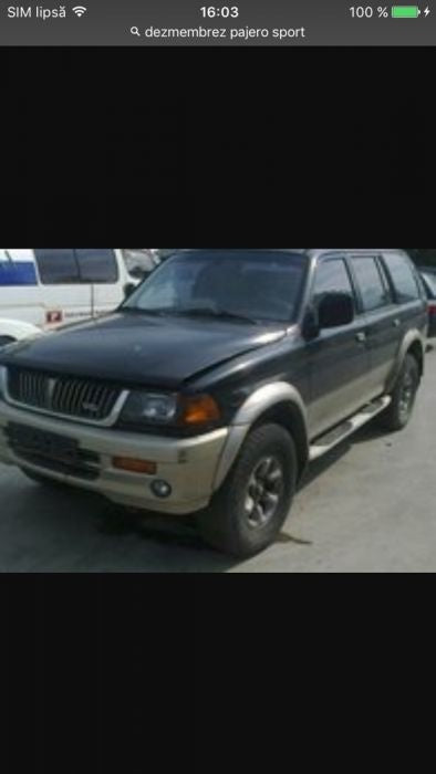 Dezmembrez mitsubishi pajero sport 2,5 tdi 4d56.